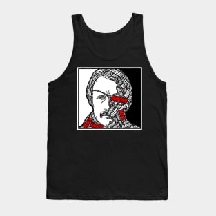 Duncan Vizla Black Kaiser Word Art Portrait Tank Top